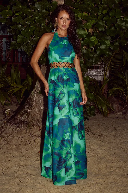 CARMEN MAXI DRESS - CALISTA GREEN