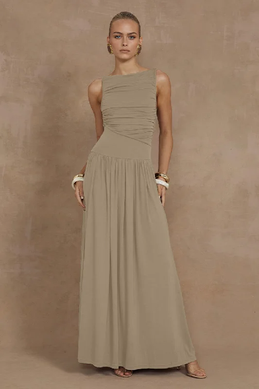 NALLA MAXI DRESS - SAND