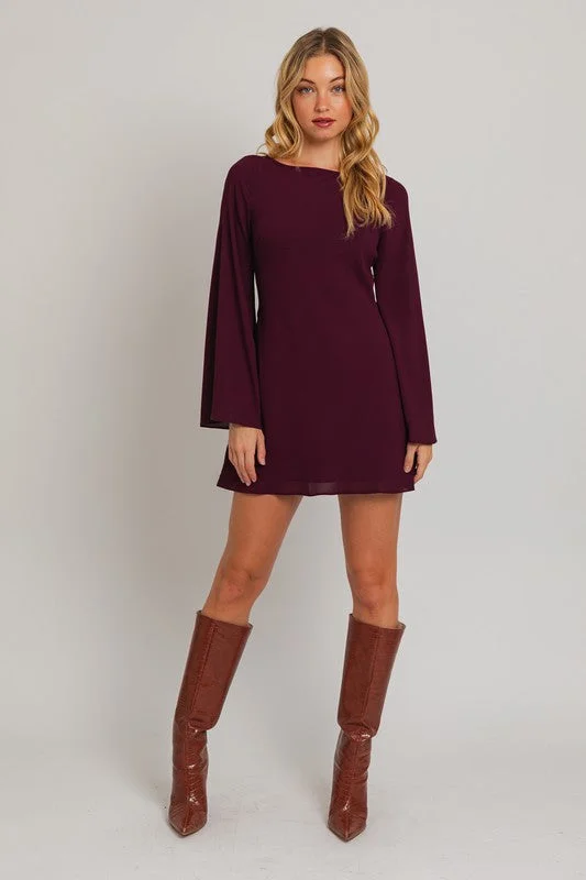 Beverly Bell Sleeve Mini Dress