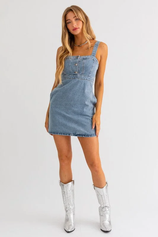 Denim Dreams Mini Dress