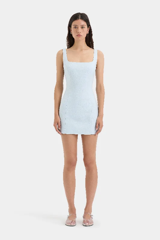 Iris Tie Mini Dress