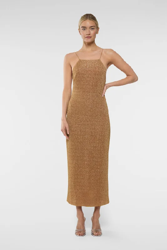 Lumiere Long Dress Toffee