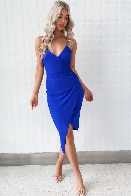 Kylie Bodycon Dress - Electric Blue